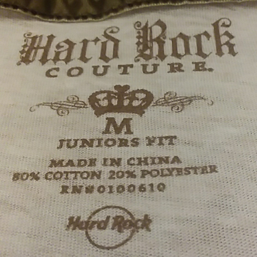 HARD ROCK COUTURE T-Shirt - Picture 6 of 6
